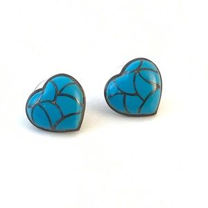 Vintage sterling and turquoise earrings